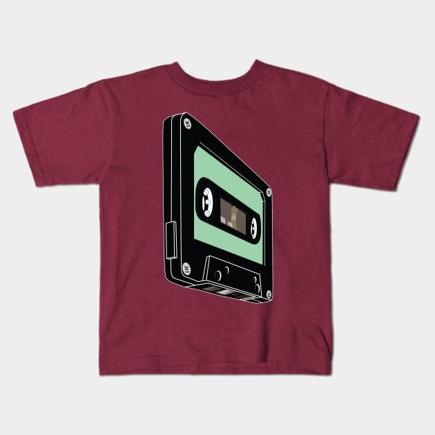 80´s cassette Kids T-Shirt by retrocolorz